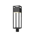 thumbnail image 1 of Z Lite 585PHBR-BK-LED 27 in. Barwick LED Black Outdoor Post Mount Fixture, 1 of 1