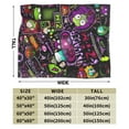 thumbnail image 4 of Invader Zim Ultra-Soft Micro Fleece Blanket Cozy Blanket Thick Warm Plush Throw Blanket Sofa Cushion 80"X60", 4 of 7