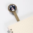 thumbnail image 3 of Christmas snowman Book Marks: Lace Bookmark in Antique Bronze – the Gift for Readers and Book Lovers, 3 of 5