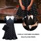thumbnail image 5 of Miércoles Disfraz De Familia Disfraz Disfraz de cosplay Black Wednesday Family Costume para fiesta de cumpleaños (100cm), 5 of 7