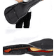 thumbnail image 5 of RV Bolsa de guitarra de algodón grueso Ballad, bolso de hombro doble de tela Oxford, mochila para instrumentos (110cm de largo) Rojo Verde, 5 of 5