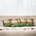 thumbnail image 7 of Ambesonne Nature Throw Pillow Cover 4 Pack, Enchanted Woods Sunset, 18", Multicolor, 7 of 7