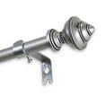 thumbnail image 3 of 5/8" Dia Adjustable 84"-120" single curtain rod with Clyde Finials - Satin Nickel,(5708-845), 3 of 3