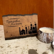 Ramadan Kareem Table Top Sign | Islamic Decor | Ramadan Decoration | Muslim Home Decor Gift