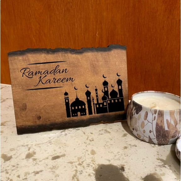 Ramadan Kareem Table Top Sign | Islamic Decor | Ramadan Decoration | Muslim Home Decor Gift