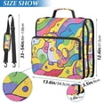thumbnail image 2 of FORMRS Zipper Binder with Shoulder Strap 2-inch Ring 500 Sheet Capacity File Bag, Vibrant Dinosaur, 2 of 5