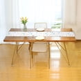 thumbnail image 3 of Yayeee Table Runner 90 inches Long Home Kitchen Dinning Party Decoration, White Retro Pattern, 3 of 7