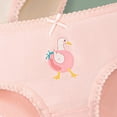 thumbnail image 4 of CAUYDY 6 12 18 Monthes Infant Girls Cotton Briefs 2T 3T 4T Toddler Girls Panties Baby Underwear 5T 6T 7T Kids 4-Pack Cute Floral Print Underpants (Sizes 3-4 Years,L04-Light Pink), 4 of 5