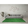 thumbnail image 3 of Ahgly Company Indoor Square Oriental Emerald Green Industrial Area Rugs, 8' Square, 3 of 4