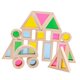 thumbnail image 5 of Bloques de construcción de 24 piezas, bloques de de madera, niños y niñas de 3 años + formas de colores, juguete sensorial geométrico de, 5 of 9