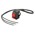 thumbnail image 4 of Interruptor de luz de motocicleta de alta visibilidad Botón intermitente de emergencia impermeable para Conexión de 3 cables, 4 of 9