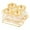 amber, variant on deevoka Dried Fruit Plate Decorative Nuts Tray Luxury Multifunctional Storage Box Divided Serving Dishes for Wedding Home Dried Fruit grey