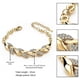 thumbnail image 4 of Pulseras para mujer, regalos para mujer, pulseras de pan de oro para mujer, cadena de cristal para boda, joyería, pulsera, 4 of 5