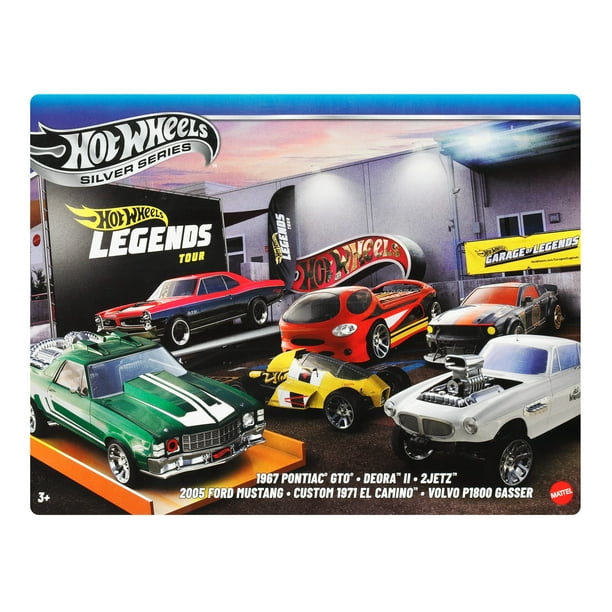 Hot Wheels 1:64 Scale Die-Cast Toy Cars & Trucks Set, 6-Pack