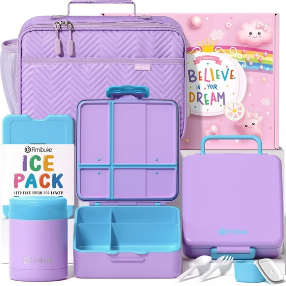 Lonchera Fimibuke Kids Bento Snack con termo de 350 ml y bolsa