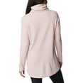thumbnail image 2 of Columbia Women's Holly Hideaway Waffle Cowl Neck Pullover, Dusty Pink, Small, 2 of 9