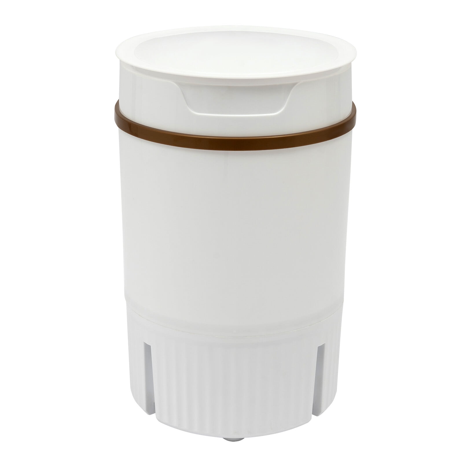 TFCFL Portable Mini Washing Machine Multi-Functional Semi-automatic Clothes Washer with Drainage Basket White