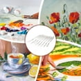 thumbnail image 6 of Uxcell 2pcs HM#2 Palette Knife 15mm Width Stainless Steel Spatula Painting Pallet Knife with Stainless Steel Handle for Oil Painting Acrylic Canvas Mixing Spreading, 6 of 6