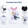 thumbnail image 3 of Marvel Spider-Man Little Girls' 2-Pack Tees White Black, 3 of 8