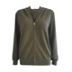 thumbnail image 4 of Sudadera Con Capucha de Manga Larga Sólida Para Mujer, Informal, A La Moda, Con Cremallera, Chaqueta de Punto Para Mujer Odeerbi  ODB-6, 4 of 5