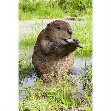 Hi-Line Gift Ltd 87666-A American Beaver Statue