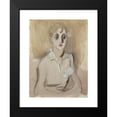 thumbnail image 2 of Helene Schjerfbeck 11x14 Black Modern Framed Museum Art Print Titled - Modern Schoolgirl (1928), 2 of 5