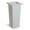 White, variant on Lawnitatior 32” x 15.5” x 15.5” Black High-Grade Polyethylene Nantucket Tall Planter
