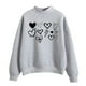 thumbnail image 1 of Gibobby Sudadera de mujer Sudadera de manga larga con cuello redondo para mujer(Gris,CH), 1 of 3