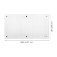 thumbnail image 2 of KAKOWELY Trading Card Frame Holder Game Card Display Organizer Clear Acrylic Display Stand,10.63X"X5.91"X0.24", 2 of 5