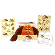 Pound Puppies Classic - Brown Puppy with Extra Long & Fuzzy Ears (Walmart.Com Exclusive)