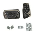 thumbnail image 3 of Nishiyuenyi 2 Pieces Brake Pedal Covers Automotive Professional Auto Accessories Generic Black Automatic Gear, 3 of 9