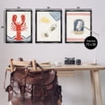 thumbnail image 4 of Stupell Industries Abstract Ocean Life Animals & Insects Painting Black Floater Framed Canvas Art Print Wall Art, 25 x 31, Set of 3, 4 of 10