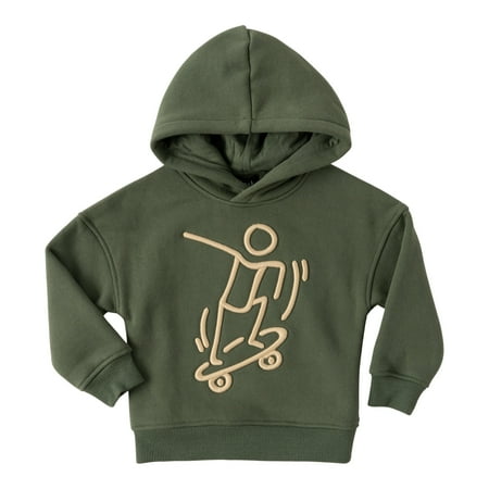 

KIDPIK Boys Long Sleeve Graphic Fleece Hoodie Size: 12 Months - XXL (16)