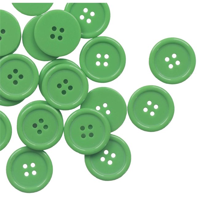 80 Pcs Boutons 0.9 Pouce(23mm) Résine à Coudre Boutons à Dos Plat Boutons Ronds pour Bricolage Couture Artisanat