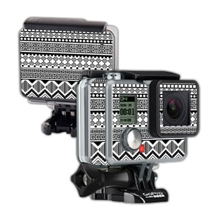 Mightyskins Protective Vinyl Skin Decal Cover for GoPro Hero Camera Digital Camcorder wrap sticker skins Black