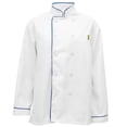 thumbnail image 1 of Restaurant Chef Coat Long Sleeve Chef Clothes Chefs Jacket Unisex Chef Coat, 1 of 8