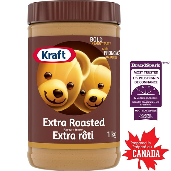 Kraft Extra Roasted Peanut Butter, 1kg, 1kg