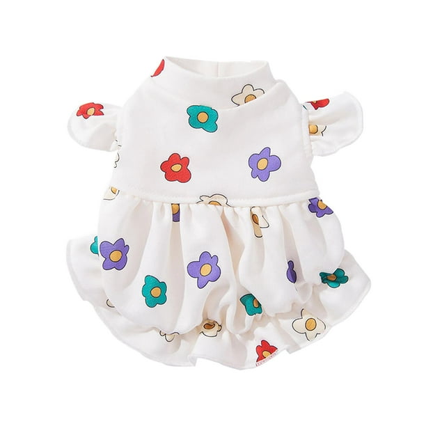 Vestido para perro, camisa para mascota, ropa para perro, accesorios de fotos para perro pequeño, vestido para niña. L