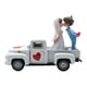 thumbnail image 2 of Decoración de camioneta vintage para el Día de San Valentín, modelo de camioneta, escritorio para el hogar con puertas que se abren. Estilo A, 2 of 9