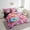 Pink, variant on Girls Doughnut Bedding Twin Size 7Pcs Funny Food Comforter Set, Sweet Dessert Bedding Comforter Sets Donut Cake Bed in a Bag, Novelty Doughnut Bedding Accessories Kids Child Bedroom Decor Lightweight