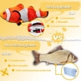 thumbnail image 4 of Juguete para gatos, juguetes electrónicos para peces para gatos, peces para gatos que se mueven con hierba gatera, juguete interactivo para gatitos, juguete para gatos recargable por USB, juguete, 4 of 5