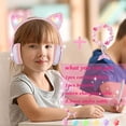 thumbnail image 2 of Auriculares inalámbricos para niños KUYAON Cat Ear LED rosa, 2 of 3