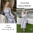 thumbnail image 2 of EKOUAER Womens Robes Lightweight Soft Knit Bathrobe Full Length Sleepwear with Pockets Ladies Loungewear, 2 of 6