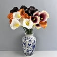 thumbnail image 2 of Riguas Artificial Common Calla Lily Realistic Fake Flower Stem Home Office Wedding Party Indoor Outdoor Faux Bloom Centerpiece Decoration, 2 of 7