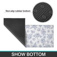 thumbnail image 6 of Pioneer Flower Floral Print Pattern Kitchen Rugs Sets Of 2, Anti Fatigue Non Slip Washable Floor Mats for Kitchen Sink Laundry, 17X30 Inch + 17X47 Inch, 6 of 6