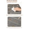 thumbnail image 4 of Ornament Jewelry Storage Bag Double-Sided 48-Grid Jewelry Display Rack Small Items Sundries Hanging Bag, 4 of 4
