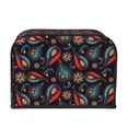 thumbnail image 2 of Lsque Paisley1 Print 4 Slice Toaster Cover , Kitchen Appliance Dustproof Protector , Toaster Protector Dustproof Kitchen Appliance Cover, 2 of 7