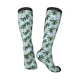 thumbnail image 4 of Daiia Sports Socks Flamingos And Palms Printed Novelty Crew Socks for Men Women Knee High Socks Cotton Socks Soft & Breathable Support Unisex Socks, 4 of 9
