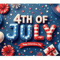 thumbnail image 3 of Colorful Design 4th of July Banner Star Pattern Independence Day Decorative Flags for Holiday Celebration Outdoor Events Party Decor, 3 of 7