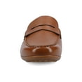 thumbnail image 6 of Vance Mens Yates Comfort Perforated Slip-on Flexible Driving Penny Loafer, Widths Available, 6 of 9